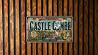 Retro Castle Combe License Plate, Castle Combe Village Souvenir Car Tag, Cotswolds England Travel Gift Plate — photo 3