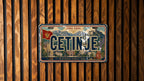 Cetinje Montenegro Retro Style License Plate Souvenir Car Tag Gift for Balkan Travel Fans — photo 2
