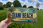 Diani Beach Kenya Retro Style License Plate Souvenir Car Tag Coastal Beach Destination Decor Gift — photo 2