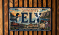Ely Nevada Retro Style License Plate, Ely Souvenir Car Tag, Great Basin Road Trip Gift, Travel Keepsake Plate — photo 1