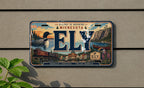 Ely Nevada Retro Style License Plate, Ely Souvenir Car Tag, Great Basin Road Trip Gift, Travel Keepsake Plate — photo 2