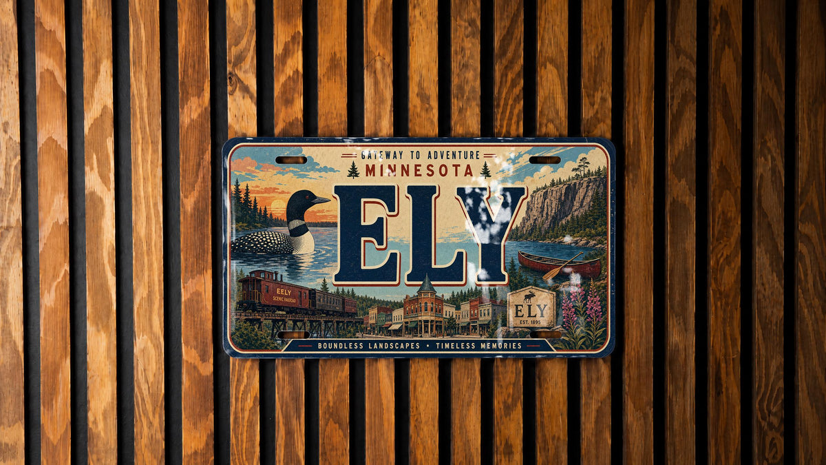 Ely Nevada Retro Style License Plate, Ely Souvenir Car Tag, Great Basin Road Trip Gift, Travel Keepsake Plate — photo 4