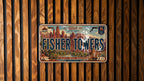 Fisher Towers Utah Retro Style License Plate, Moab Desert Rock Formation Souvenir Tag, Southwest Travel Gift — photo 4