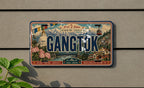 Gangtok Retro Style License Plate, Sikkim India Souvenir Car Tag, Travel Destination Novelty Plate, Gangtok Sign Plate — photo 4