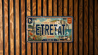 Étretat France Retro Style License Plate, Normandy Coastal Cliffs & Sea Landmark Souvenir Car Tag Decor — photo 4