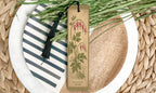 Bleeding Heart Metal Bookmark, Vintage Botanical Flower Illustration, Gift for Gardeners — photo 1