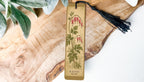 Bleeding Heart Metal Bookmark, Vintage Botanical Flower Illustration, Gift for Gardeners — photo 2