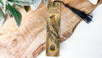 Cedar Waxwing Metal Bookmark, Illustrated Bird and Tail Study, Birdwatcher Gift — photo 2