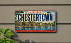 Chestertown Maryland License Plate, Chester River Waterfront Souvenir — photo 3