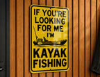 Kayak Fishing Metal Sign – Funny Angler Wall Decor for Cabin, Garage or Lake House — photo 6