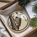 Northern Flicker Ceramic Ornament, Woodpecker Bird Gift for Birdwatchers — photo 4