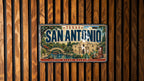 San Antonio License Plate – River Walk and Alamo Texas Wall Decor — photo 2
