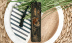 Fox Metal Bookmark with Gothic Spiral Stair and Ivy Tower Art — photo 1