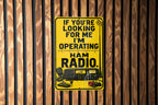 Ham Radio Metal Sign – Amateur Radio Operator Shack Decor — photo 1