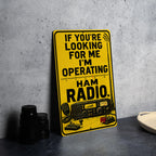 Ham Radio Metal Sign – Amateur Radio Operator Shack Decor — photo 4