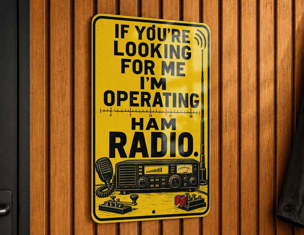 Ham Radio Metal Sign – Amateur Radio Operator Shack Decor — photo 6