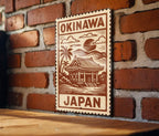 Okinawa Japan Vintage Stamp Art Metal Sign, photo 3 of 7