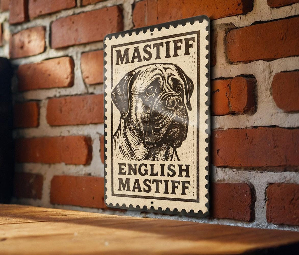 English Mastiff Metal Sign, photo 2 of 7