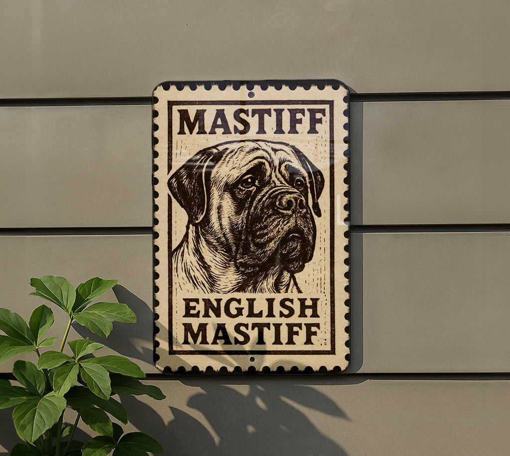 English Mastiff Metal Sign, photo 5 of 7