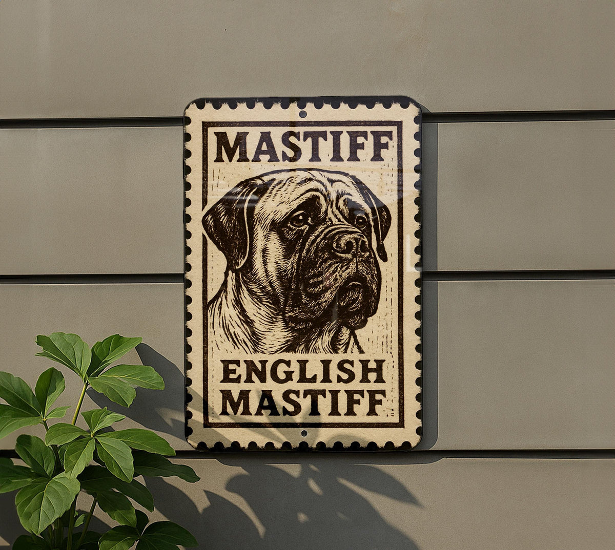 English Mastiff Metal Sign, photo 5 of 7
