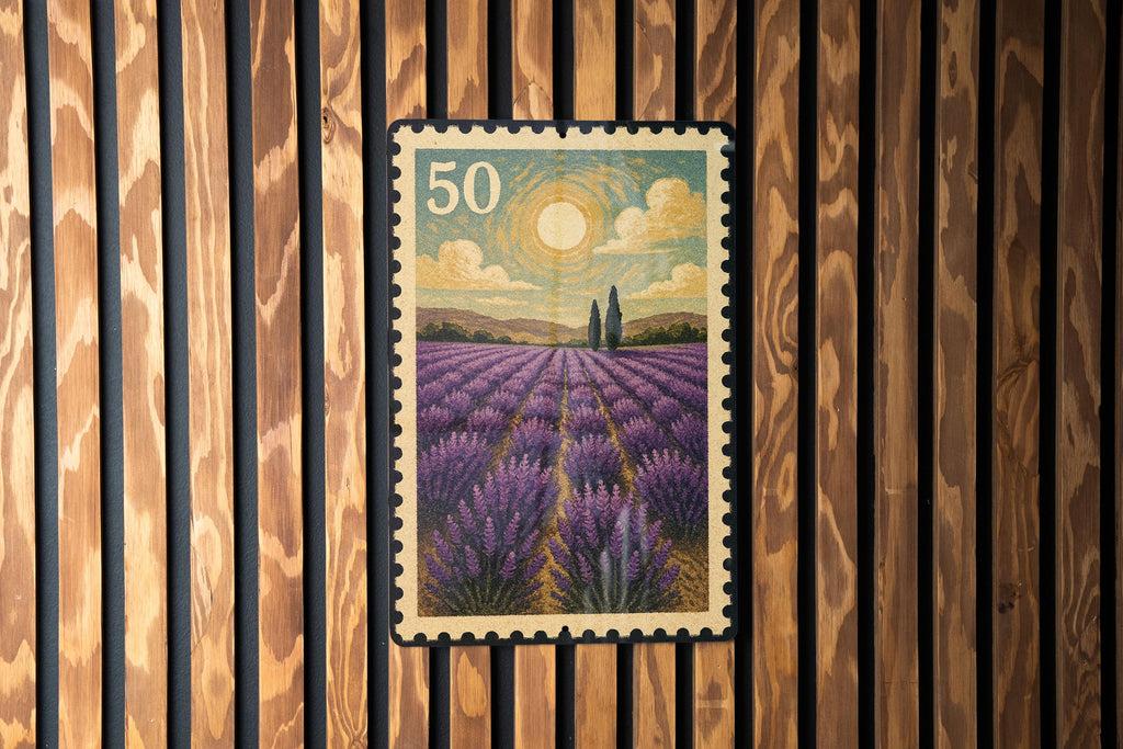 Lavender Field Metal Sign, photo 2 of 7