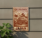 Okinawa Japan Vintage Stamp Art Metal Sign, photo 5 of 7