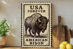 American Bison Metal Sign, photo 2 of 7