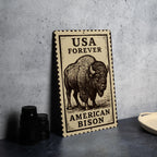 American Bison Metal Sign, photo 4 of 7