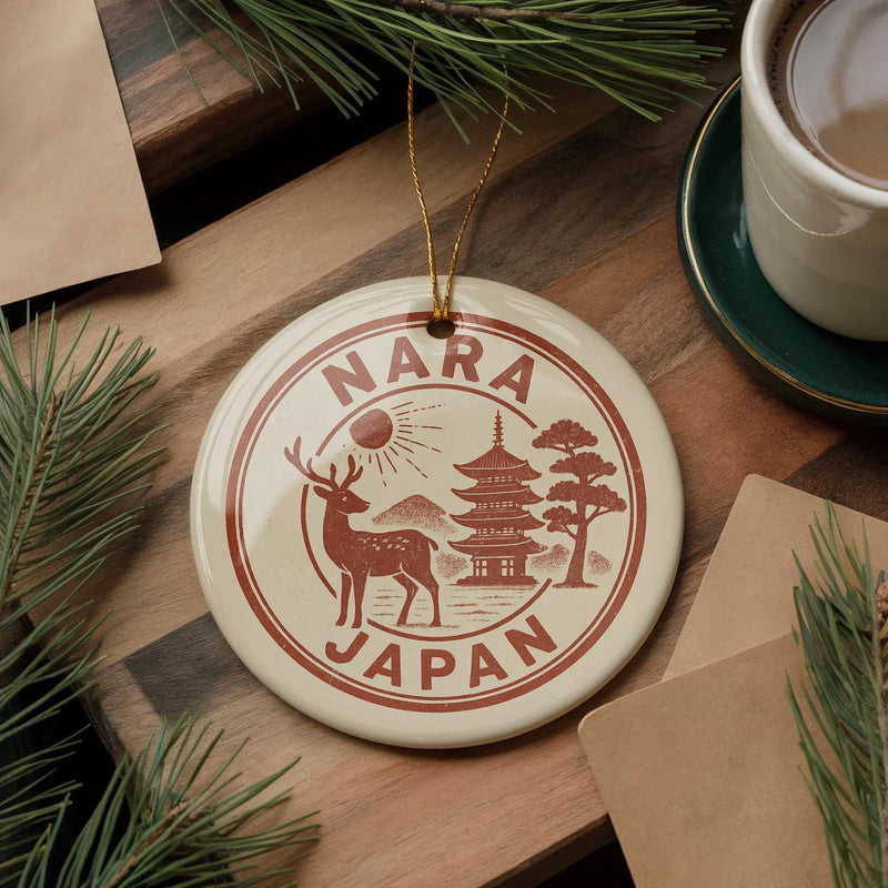 Nara Japan Ceramic Ornament