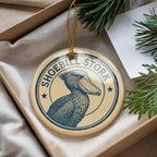 Shoebill Stork Ceramic Ornament, photo 3 of 6