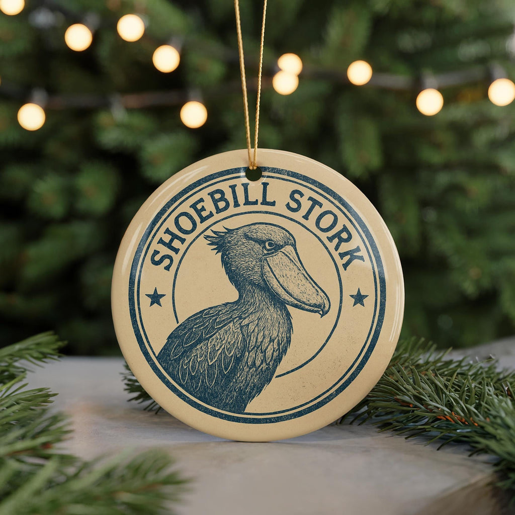 Shoebill Stork Ceramic Ornament, photo 5 of 6