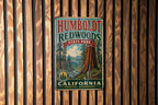 Vintage Humboldt Redwoods State Park California Metal Sign, photo 3 of 5