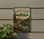 Woodson Bridge State Recreation Area California Vintage Style Metal Sign, photo 5 of 5