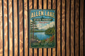 Allen Lake State Forest New York Vintage Style Metal Sign