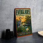 Everglades National Park United States Vintage Style Metal Sign Florida Wetlands Alligator Wildlife, photo 4 of 5