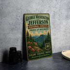 George Washington & Jefferson National Forests Vintage Style Metal Sign, photo 4 of 5