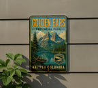 Golden Ears Provincial Park British Columbia Vintage Metal Sign, photo 5 of 5