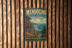 Mendocino National Forest California Vintage Style Metal Sign, photo 3 of 5