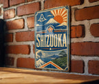 Shizuoka Japan Vintage Flag Metal Sign, photo 3 of 5