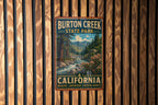 Burton Creek State Park California Vintage Style Metal Sign, photo 2 of 5
