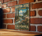 Burton Creek State Park California Vintage Style Metal Sign, photo 3 of 5