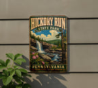 Hickory Run State Park Pennsylvania Vintage Style Metal Sign, photo 5 of 5