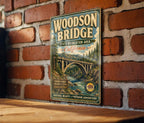 Woodson Bridge State Recreation Area California Vintage Style Metal Sign