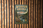Woodson Bridge State Recreation Area California Vintage Style Metal Sign, photo 3 of 5