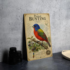 Painted Bunting Male Metal Sign, photo 4 of 5
