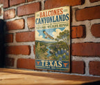 Balcones Canyonlands National Wildlife Refuge Texas Vintage Style Metal Sign, photo 2 of 5