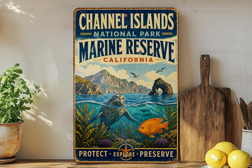 Channel Islands National Park Metal Sign, photo 2 of 5