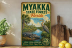 Myakka State Forest Florida Vintage Style Metal Sign, photo 3 of 5