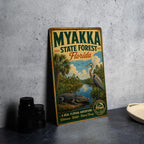 Myakka State Forest Florida Vintage Style Metal Sign, photo 4 of 5