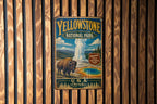 Yellowstone National Park USA Vintage Style Metal Sign, photo 3 of 5